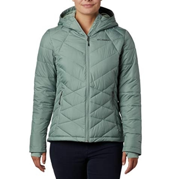 Columbia Women's Heavenly Hooded Jacket Omni-heat Size L - Picture 9 of 9